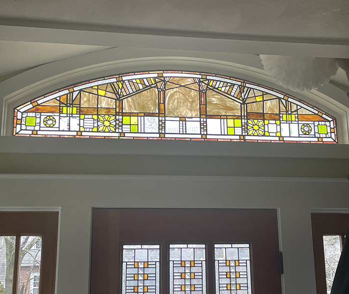 Prairie-style Transom